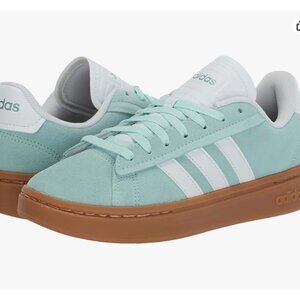 adidas Women's Grand Court Tennis Shoe - Light Blue